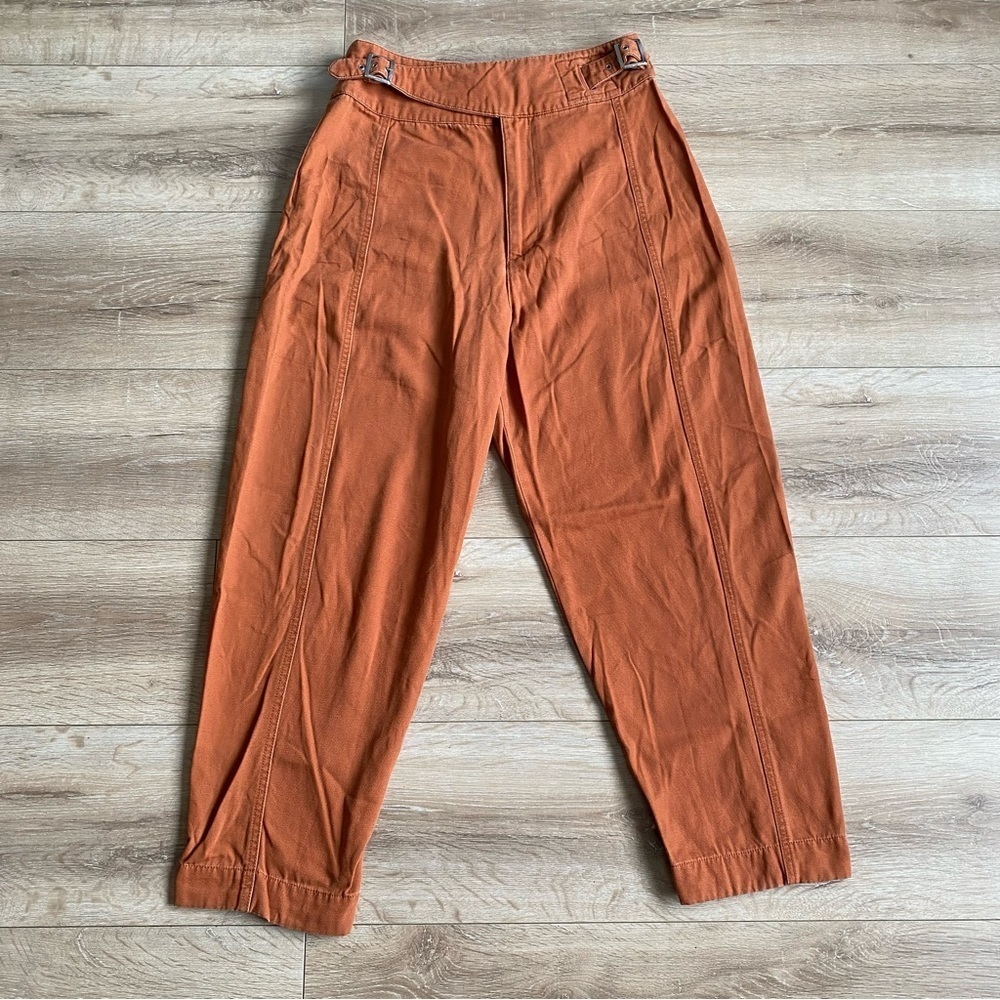 Urban Outfitters pants cross buckle belt canvas cargo style pants 100% Cotton‎